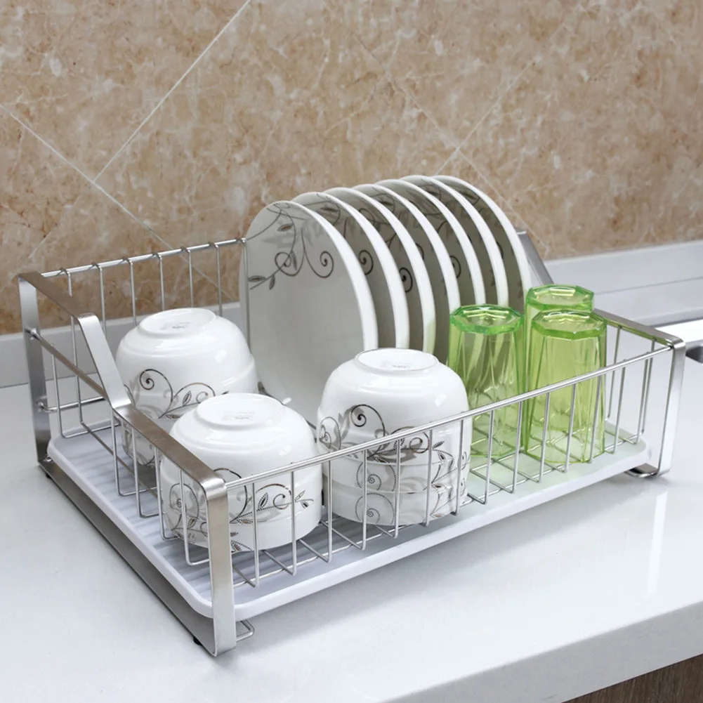 

Stainless Steel Sink Water Filter Rack Drain Basket Stainless Steel Kitchen Sink Dish Drainer Counter can be drain racks