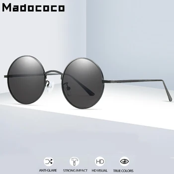 

Vintage luxury Brand Small Round Sunglasses Men Women Red Black Sunglasses Female Ladies Sun glasses Man Retro Glasses frame