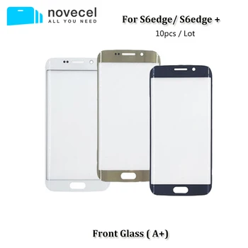 

10pcs/Lot A+ Front Screen Outer Glass Lens Replacement For Samsung S6 Edge S6edge plus G925 G928F LCD Screen Repair