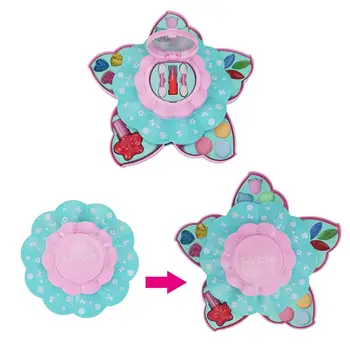 

2020 Princess Makeup toy suit Child Girls Makeup Toy Set Toddlers Travel Portable Safe Nontoxic Fun Pretend Toys