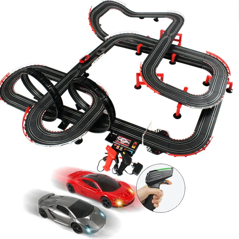 

Remote Control Double Circuit Voiture Electric Autorama Racing Track Cars Toys Magicl Tracks Race Tracks For Boy Toys For Kids