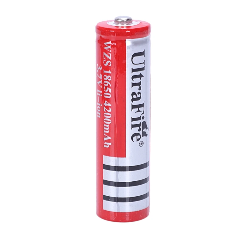 ELEG-10 x 18650 3,7 V 4200mAh литий-ионный фонарик с подзаряжаемой батарейкой факел Красный