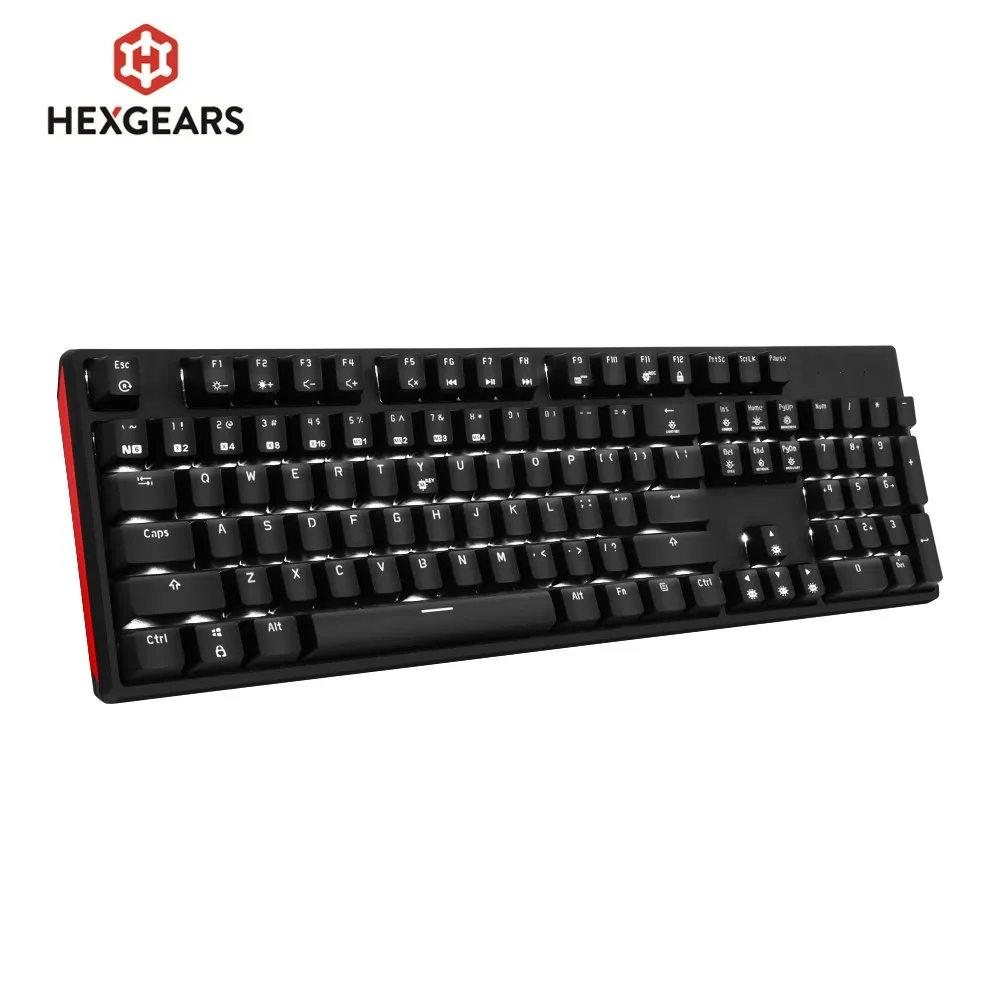 HEXGEARS GK705 Kailh коробка переключатель 104 клавиш игровая механическая клавиатура