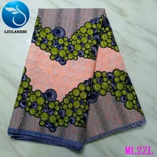 LIULANZHI восковые печатные ткани Африканский полиэстер 6 ярдов ткань принты Анкара ML2ZL43