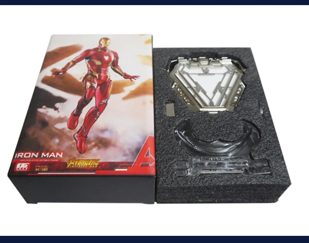 Cattoys игрушки для кошек CT 1/1 Железный человек Uni-beam Mark 50 дуговой реактор IronMan MK50 w/реквизит для подсветки