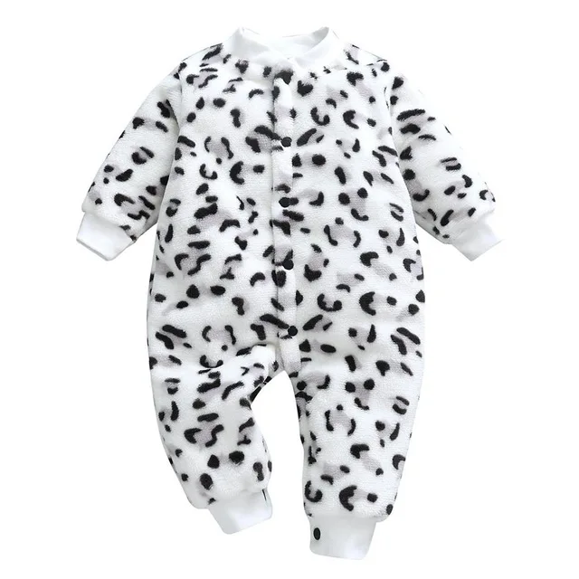 Baby Girl Boy Thick Romper Warm Winter Newborn Infant Baby Leopard Carto Fleece Romper Jumpsuit Soft Pajamas Clothes 2019 Newest Baby Girl Boy Thick Romper Warm Winter Newborn Infant Baby Leopard Carto Fleece Romper Jumpsuit Soft Pajamas Clothes 2019 Newest