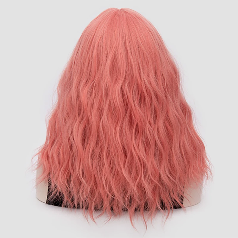 Similler для женщин длинные кудрявые косплей парики синтетические волосы термостойкий светильник синий фиолетовый розовый коричневый серый парик - Цвет: F25