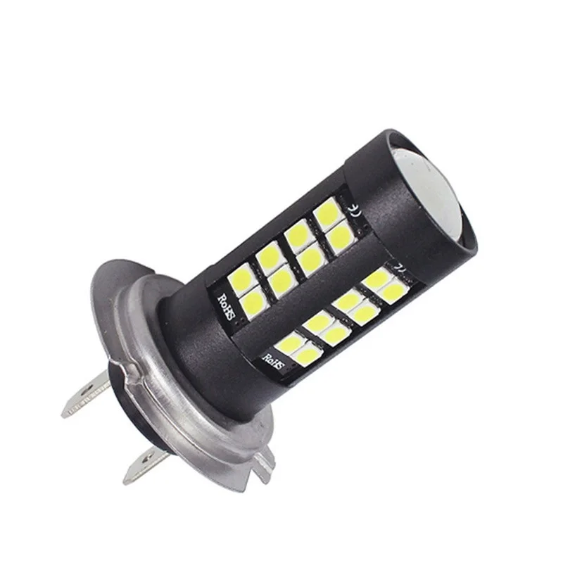 2 шт. Автомобильная Передняя 33SMD H7 44 светодиодный автомобильный противотуманный фонарь дневного освещения Противотуманные фары белый Габаритные и поворотные одиночные фары