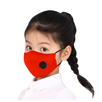 

Mondkapjes Children's Pm2.5 Mask Pure Color Dustproof With Breathing Respirator Mask Washable Reusable Mascarilla Reutilizable