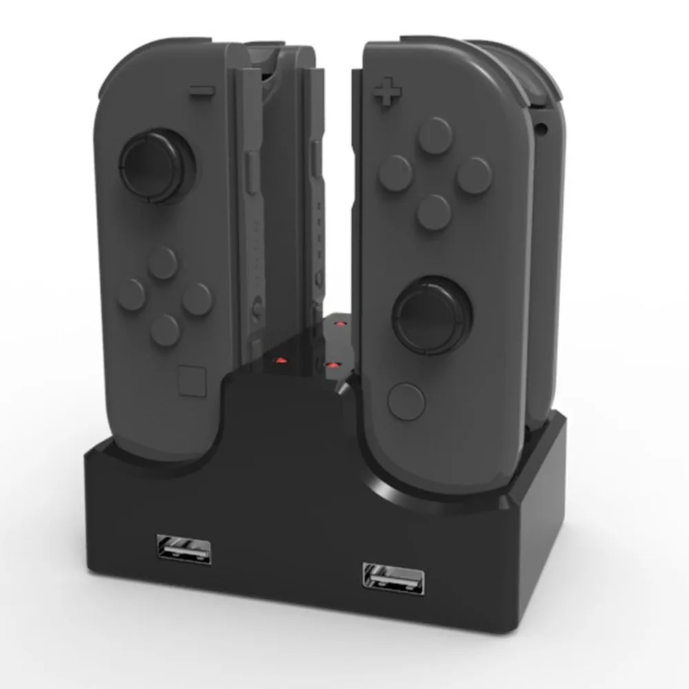 Игровой контроллер Joypad геймпад игровой коврик джойстик зарядная док-станция 4 в 1 зарядное устройство подставка держатель для зарядки для nintendo Switch