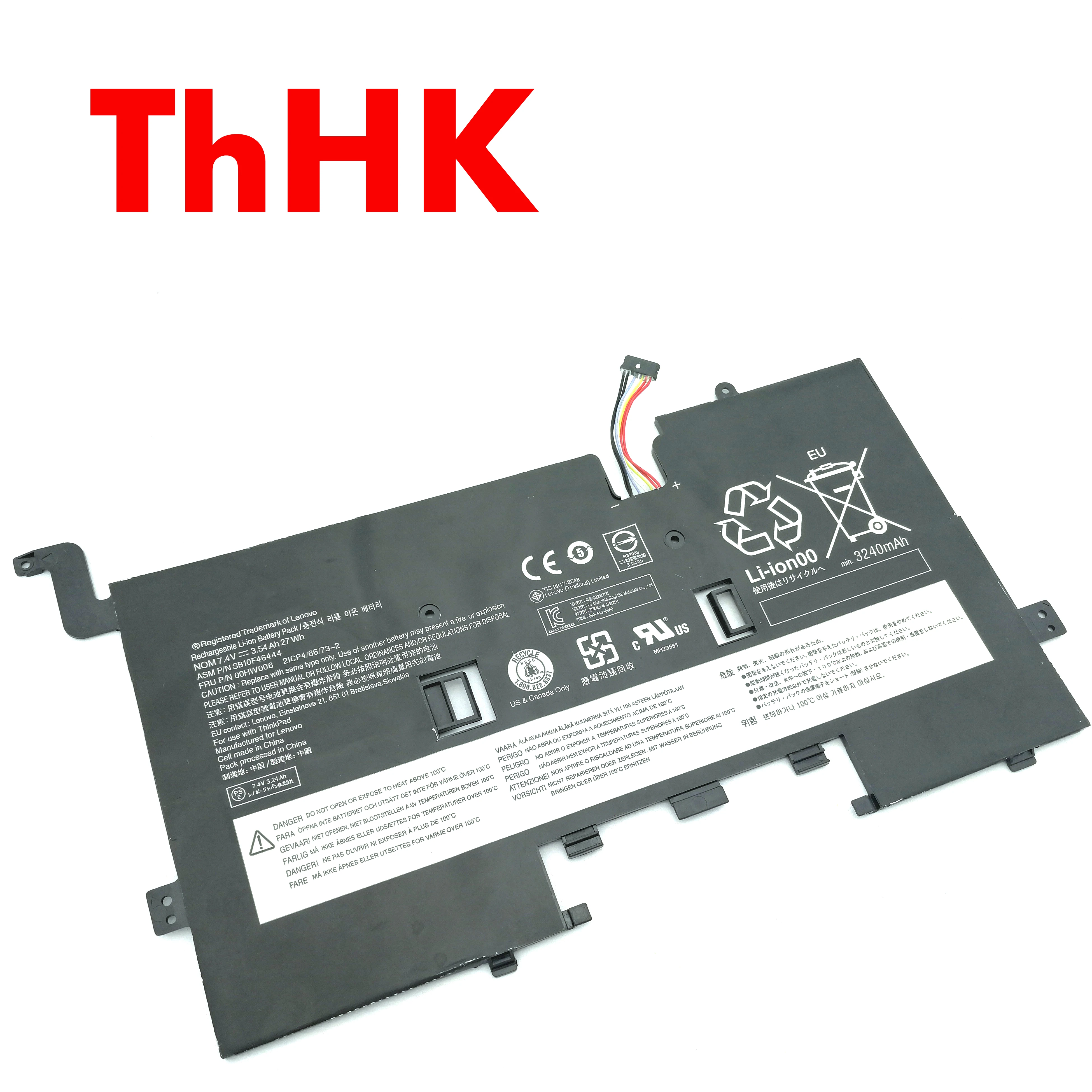 Оригинальный аккумулятор 00HW006 SB10F46444 для ноутбука Lenovo ThinkPad Helix 2 | Компьютеры и офис