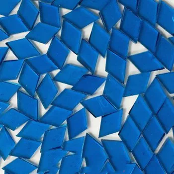 

50g DIY Creative Multicolor Mosaic Inlay Tiles Wall Handmade Materials Glass Mica Piece Regular Collage Craft ZXY9816