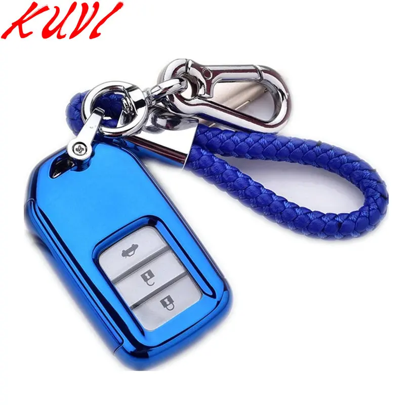 Мягкий ТПУ защитный чехол для ключей для Honda ELISION CIVIC JADE SPIRIOR ACCORD ODYSSEY FIT автомобильный Стайлинг защитный чехол