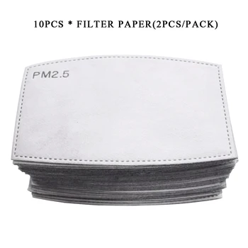 

6 Layer PM 2.5 Filter Papers Masks Gasket