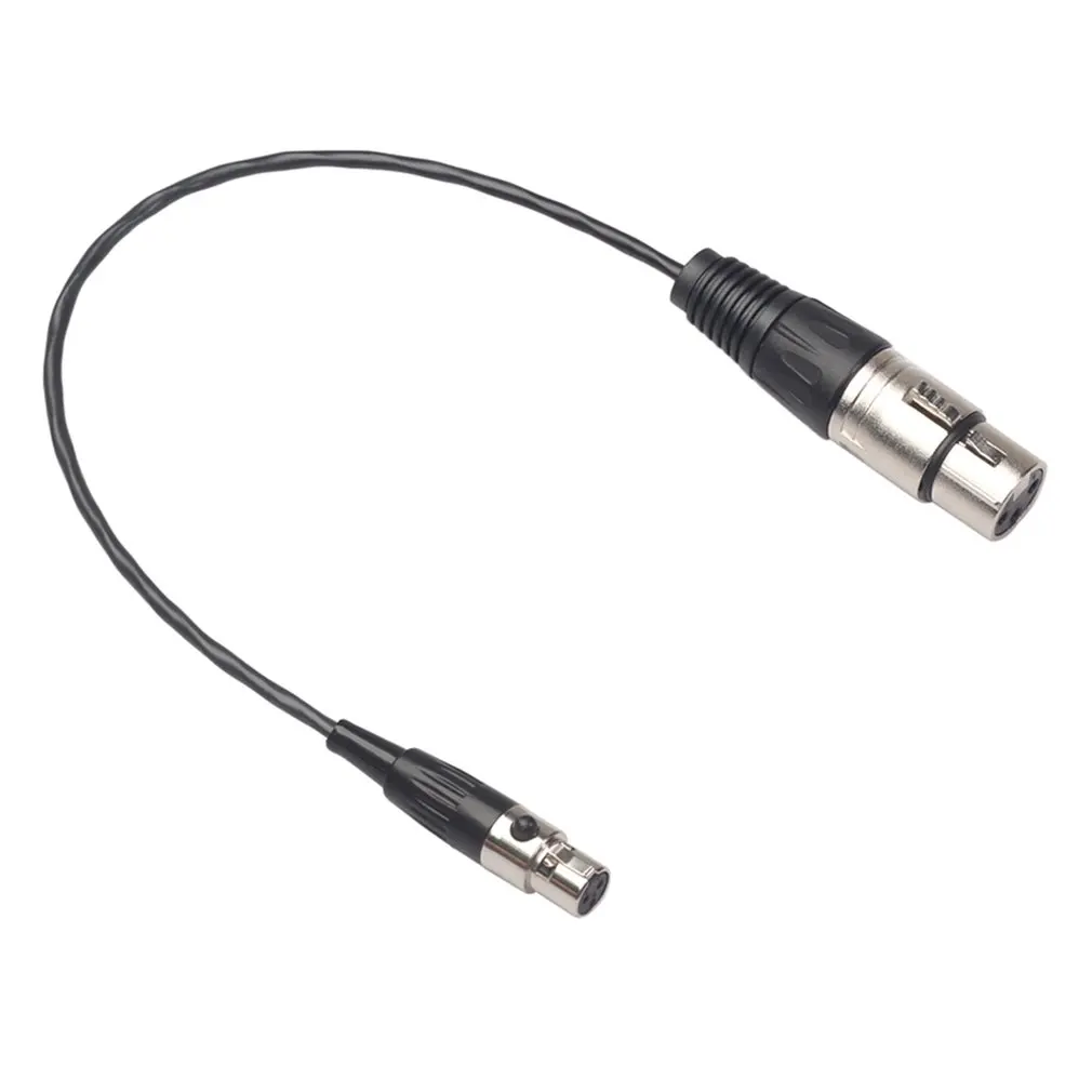 Mini XLR 3 Pin папа/Мама до 3 Pin видео кабель папа для Blackmagic Pocket cinema 4K камера аудио линия - Цвет: Female To Female