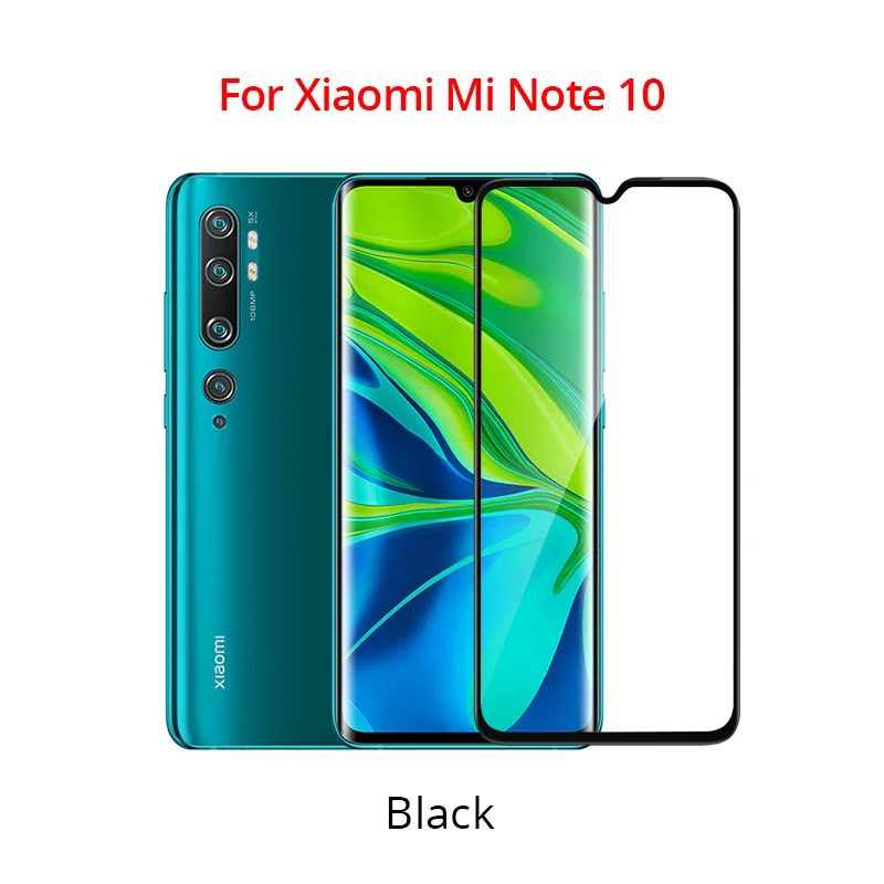 Mi Note 10 PZOZ для Xiaomi mi Note 9, 10 лет, CC9 Pro CC9e 8 5X 6X mi x 3 2 2S A2 Lite A3 Pocophone F1 закаленное Стекло Экран пленка на весь экран - Цвет: Mi Note 10