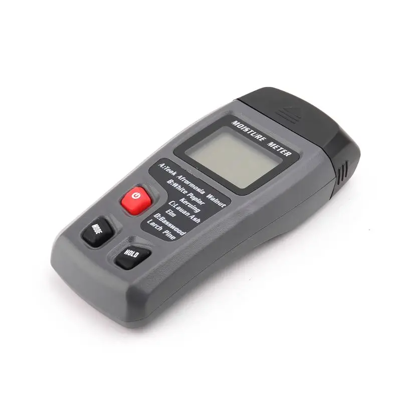 sound db meter New EMT01 Two Pins Digital Wood Moisture Meter 0-99.9% Wood Humidity Tester With LCD mini oscilloscope