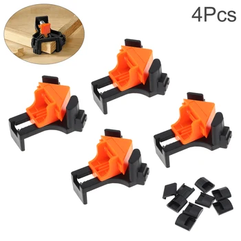 

4 PCS Rugged 90 Degree Right Angle Clamp Corner Clamps Quick Fixed Fish Tank Glass / Wood Picture Frame / Woodwork
