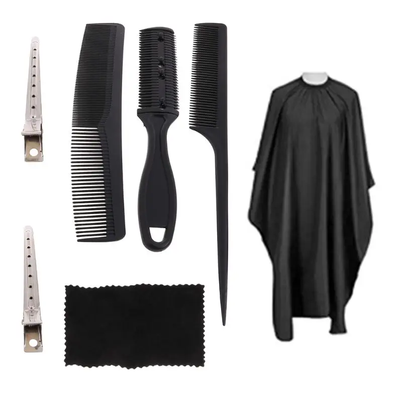 

10 Pcs Professional Hair Cutting Scissors Set Thinning Shears Hair Razor Comb 667D
