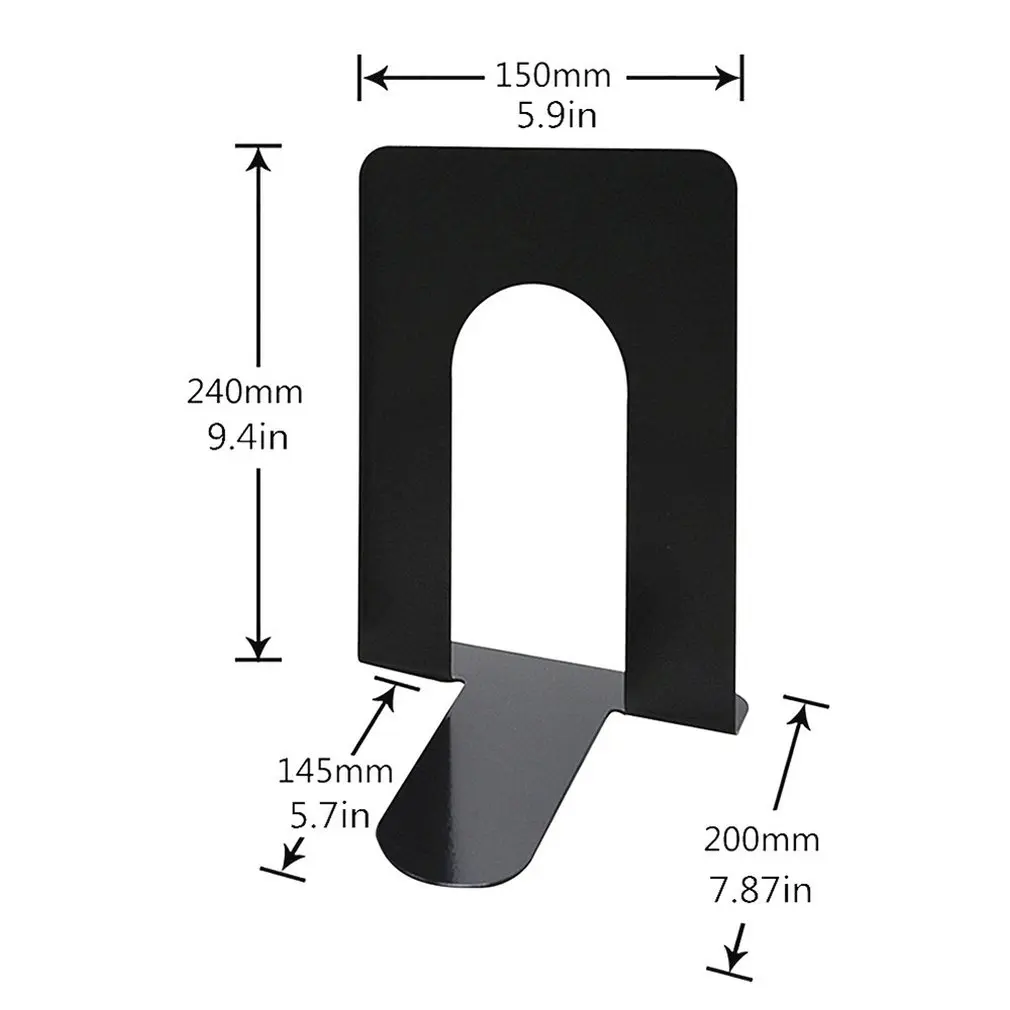 Простой стиль металлические железные книгодержатели поддержка держатель Настольная подставка для книг очень большая книга поддержка 24 см Профессиональный дропшиппинг
