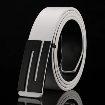 

2020 Casual Men Waist Belts High Quality Leather Belts Waist Strap Belts Black Belt