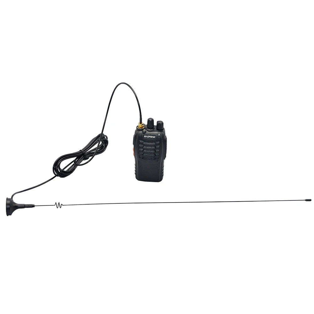 UT-108UV автомобильная антенна коэффициент усиления антенны SMA-F UHF VHF магнитный для Baofeng Радио рация UV-5R BF-888S UV-5RE UV-82