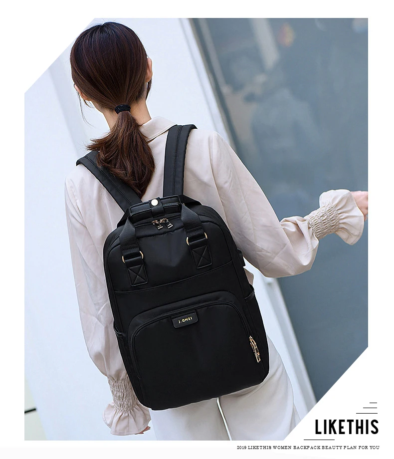 LIKETHIS Лидер продаж школьный рюкзак для женщин Mochilas женская сумка большой водонепроницаемый Mochilas Escolares Para Adolescentes