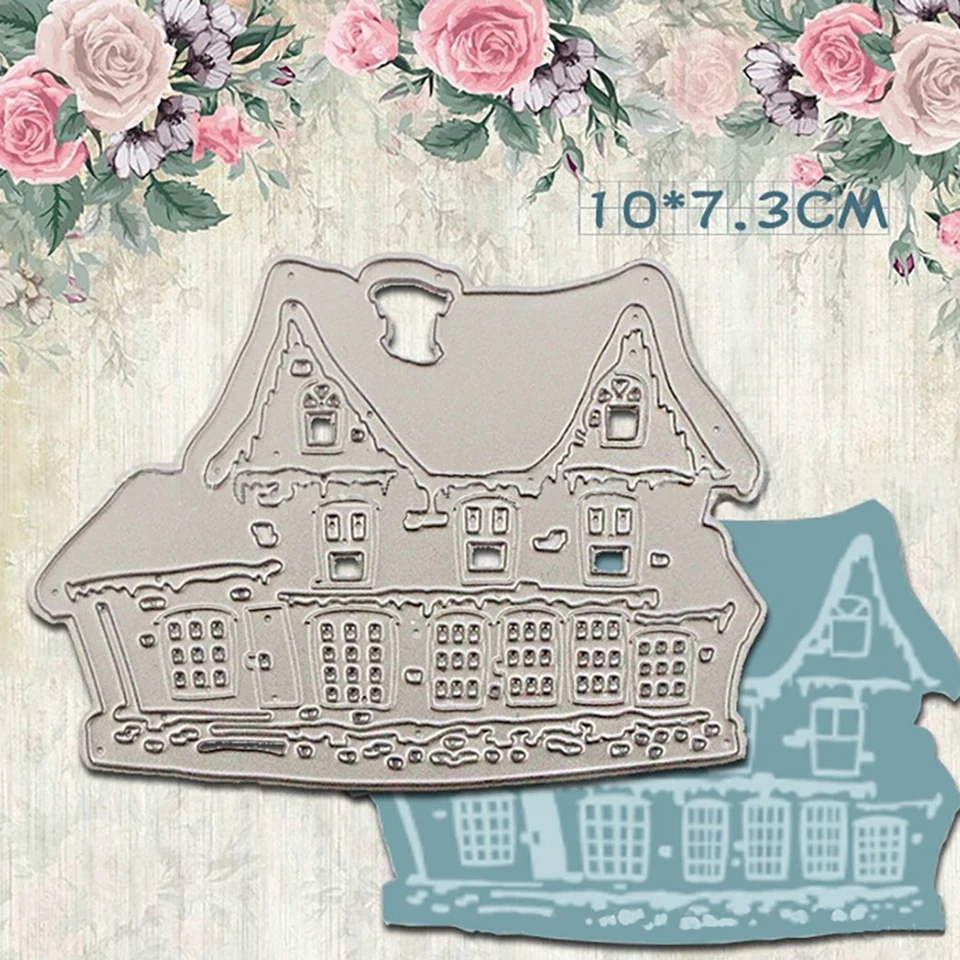 

New Metal House Gate Cutting Templated 2019 Scrapbooking Craft Hot Foil Frame Dies Mold Paper Card Making Mould Craft Store