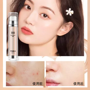 

Double Tube Double Color Nude Makeup Foundation BB Cream Moisturizing Translucent Foundation Long-lasting Essence Foundation