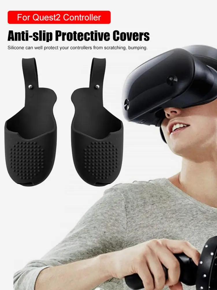High Quality VR Accessories Controller Anti-slip Skin Knuckle Straps For Oculus Quest 2 Touch Grip | Электроника
