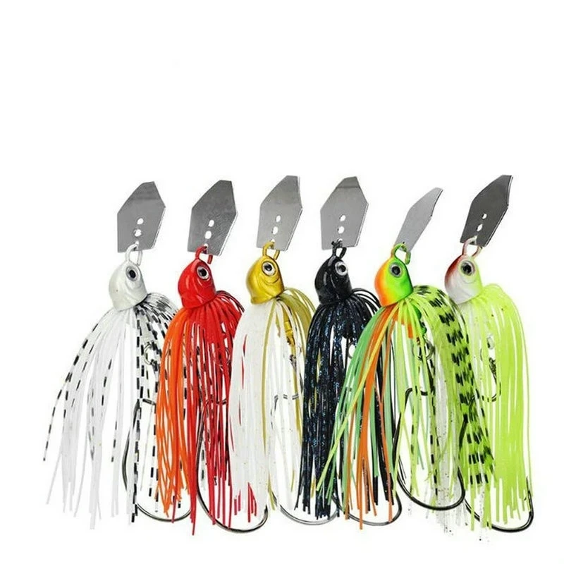 2 개/몫 14g/17g 낚시 chatter 미끼 스피너 스핀 낚시 미끼 Buzzbait chatterbait for bass pike walleye 낚시