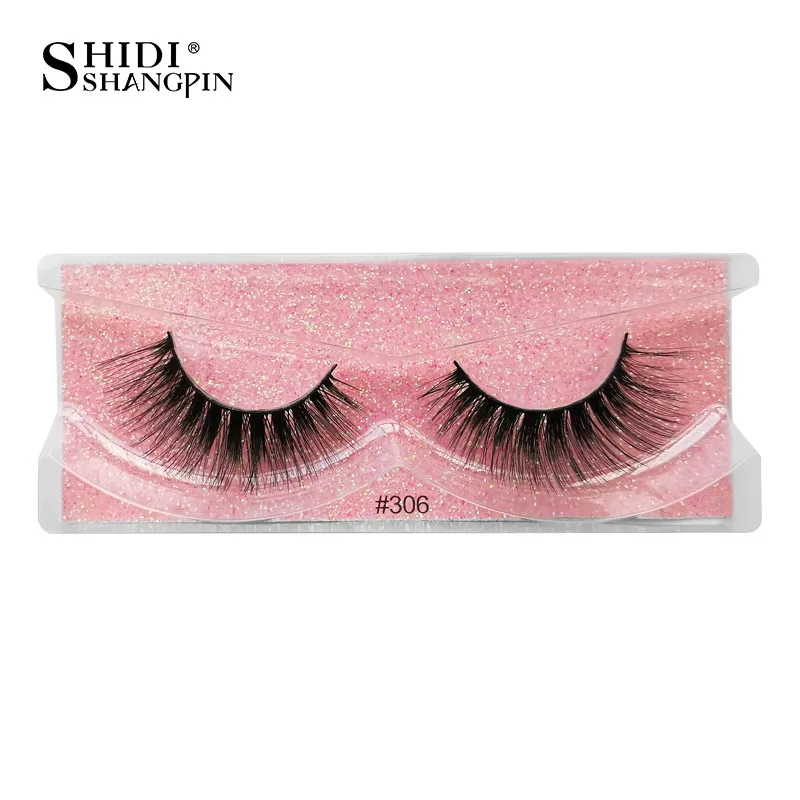 10pairs306 10 шт оптом ресницы Объемные норковые ресницы натуральные накладные ресницы оптом ресницы 15-20 мм накладные Искусственные ресницы для макияжа - Цвет: 10pairs306