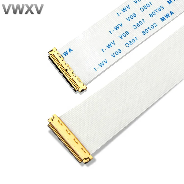 1 шт. 0 5 мм шаг 40p lvds с двойной разъем и I-PEX для выдвижения Lvds Ffc кабель специально