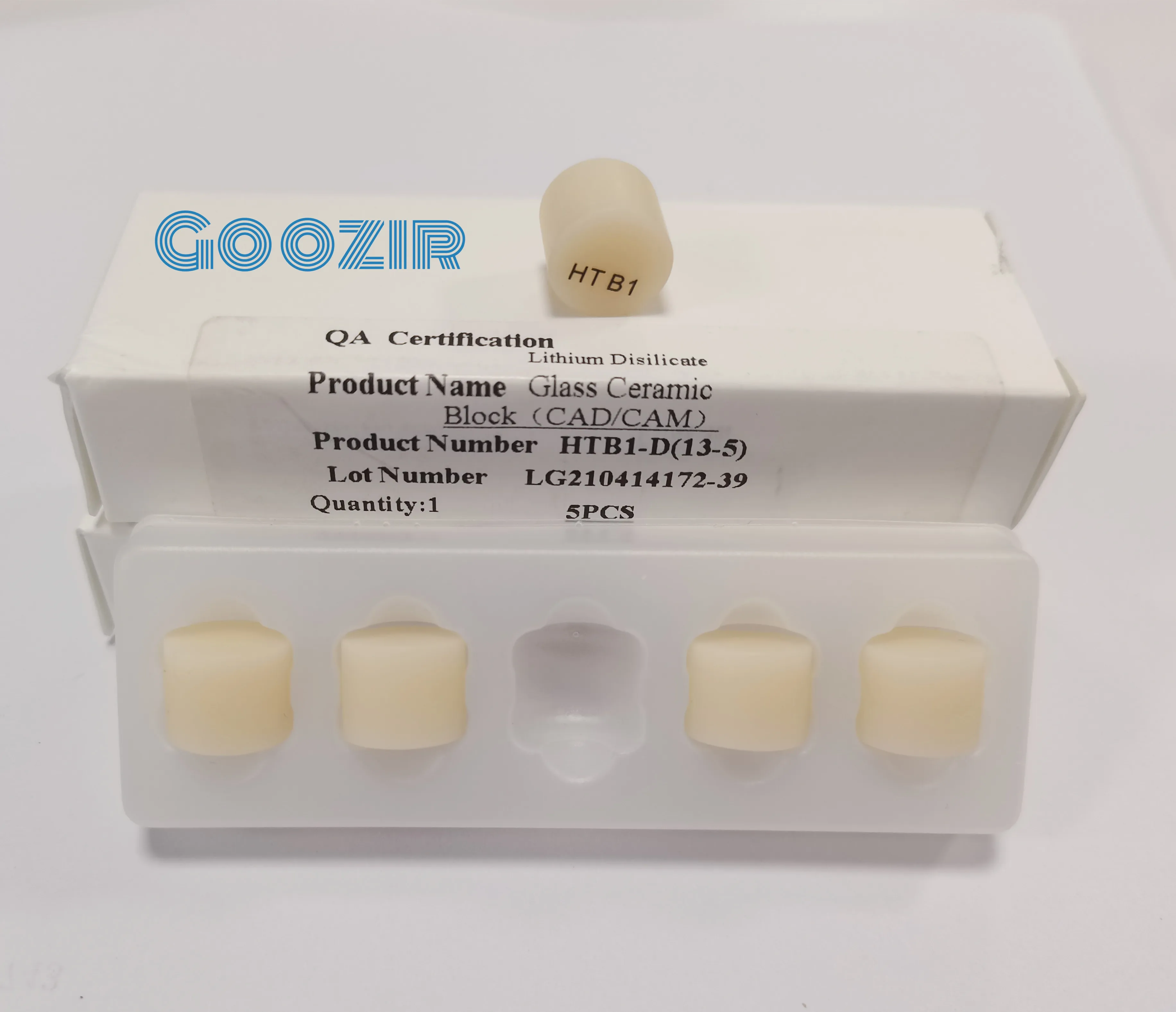 

Goozir Press lithium disilicate for dental lab dental clinic usage LT/HT A series color CADCAM Expert