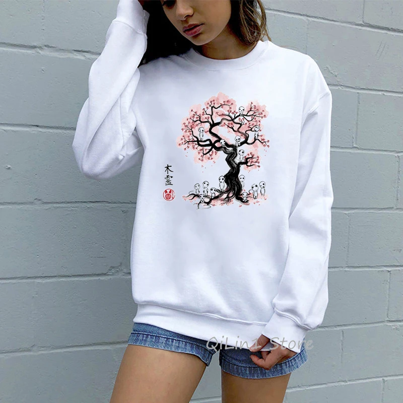82460 O Толстовка Totoro Spirit out для мужчин и женщин Studio Ghibli Хаяо Миядзаки японского аниме Толстовка Осенняя зимняя одежда kawaii джемпер - Цвет: 82460 O