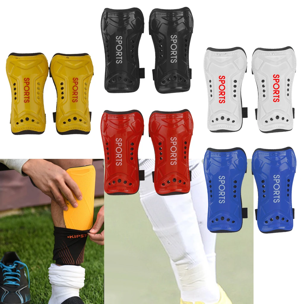 2x Kids Adult SHINPADS Shin Pads Guards Leg Protection Gear For FOOTBALL SOCCER