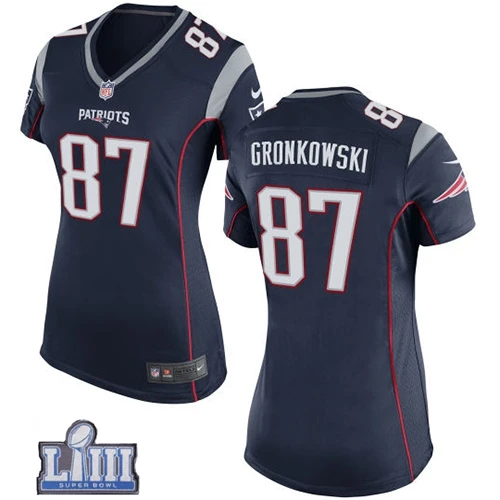 Women Женщины Новая Англия Том Брэди Патриоты Super Bowl LIII Bound Rush jersey - Цвет: Women