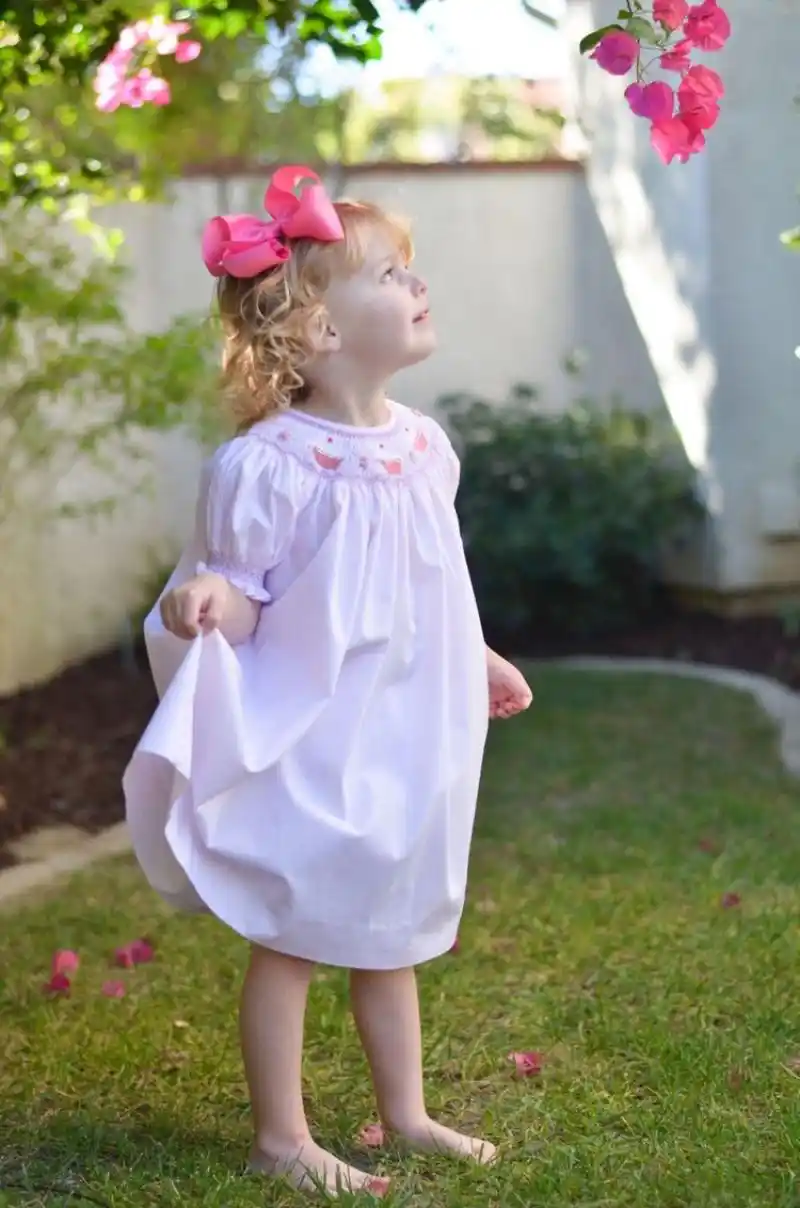 spanish smocked dresses