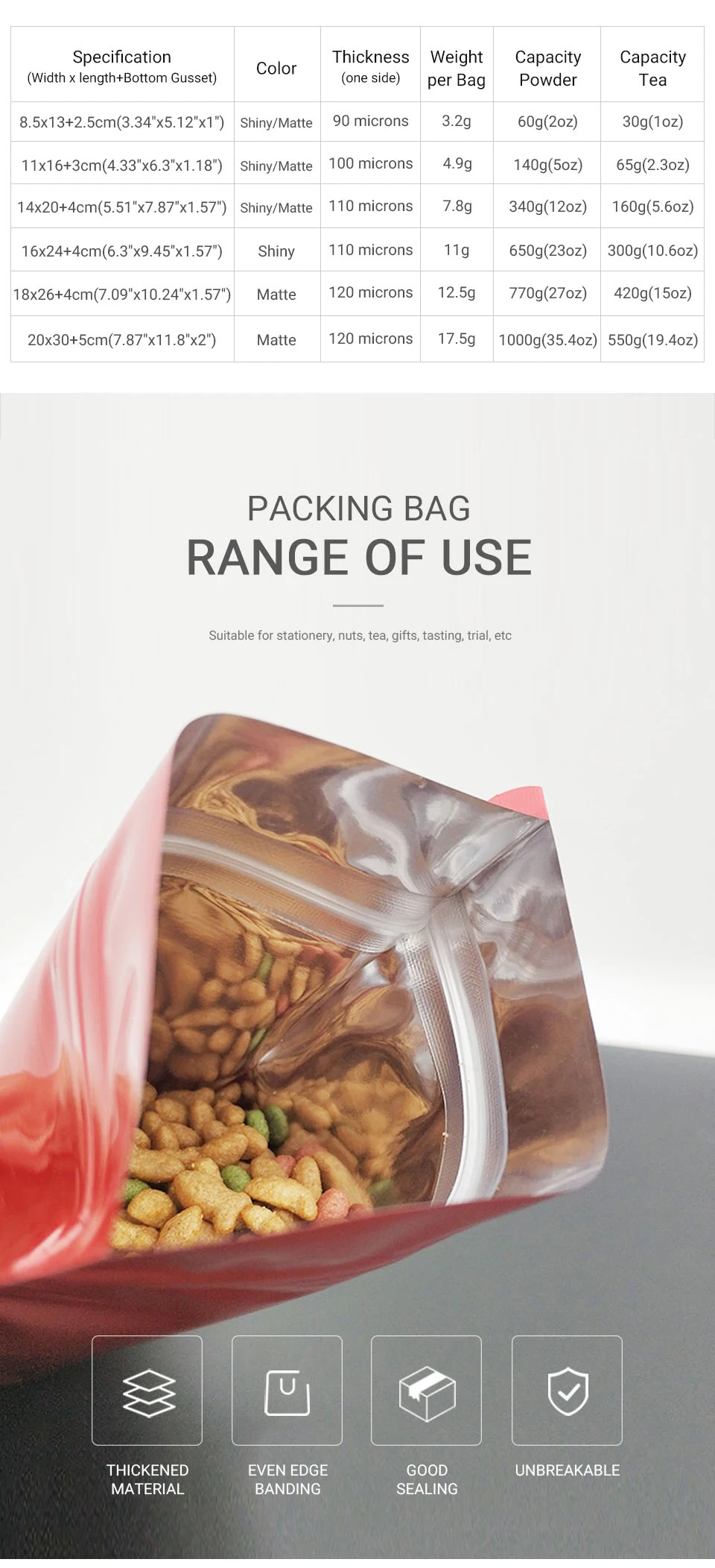 Doypack® Papier recyclable pour les produits alimentaires Doypack® Papier recyclable pour les produits alimentaires