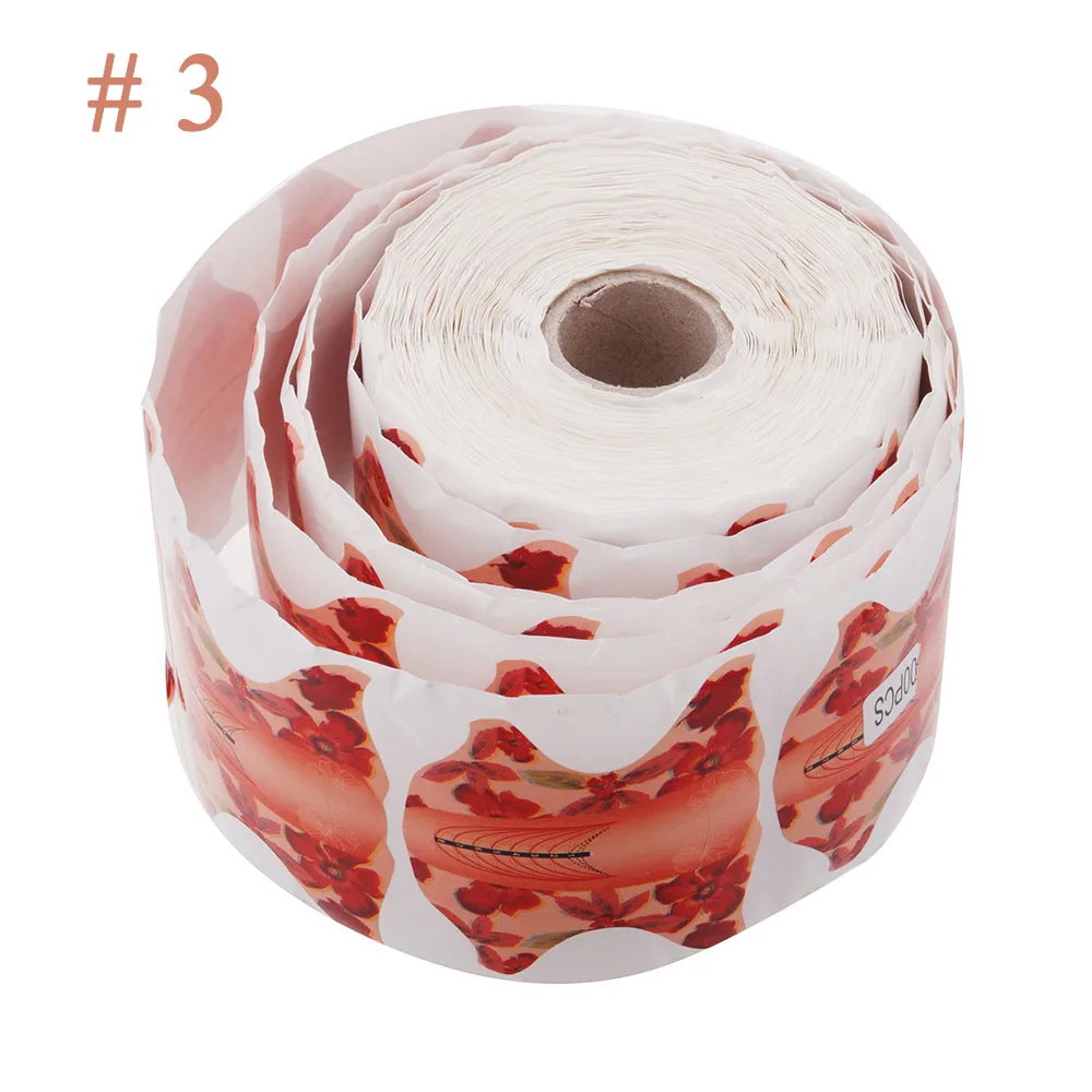 

500Pcs/Lot Acrylic Nail Form Guide Gel Extension Nail Tip Polish Styling Tools Curl Forms for Nails Care DIY Guide Tool
