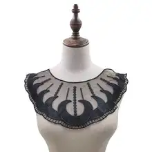 Вышивка шеи воротник diy Ложные воротнички Водорастворимая москитная сетка Женская бутоньерка трехмерные кружевные аксессуары