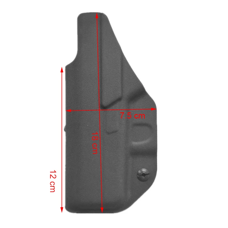 Охотничий IWB Kydex кобура для скрытого ношения, кобура для пистолета Glock 43 43X внутри пояса, чехол для пистолета, сумка для аксессуаров