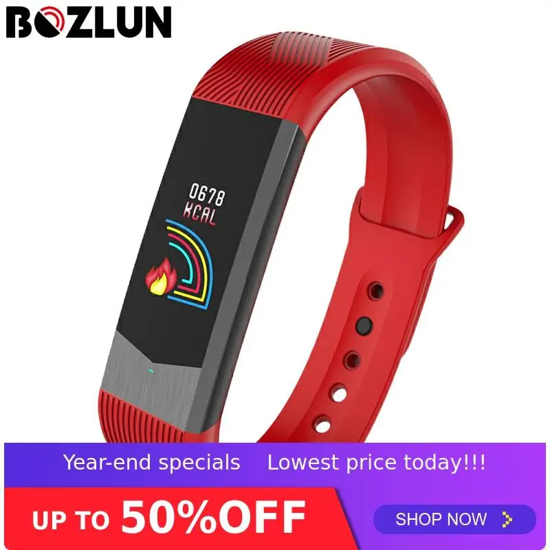 

Bozlun Smart Wristband Brecelet Bluetooth Heart Rate Blood Pressure Pedometer Watch Sports Step Fitness For Android IOS B30