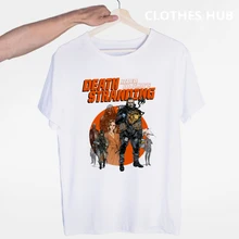 Футболка Game Death Stranding с круглым вырезом и короткими рукавами, летняя повседневная модная футболка унисекс для мужчин и женщин