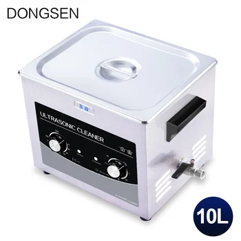 

Ultrasonic Cleaner 10L Bath Medical Instrument Stainless Steel Oil Rust Degreaser Circuit Board Lab Ultrasonic Washing Machine