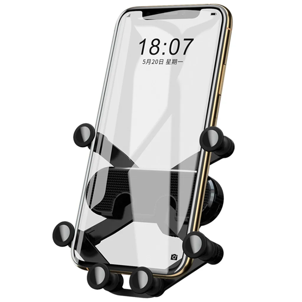 Гравитационный Автомобильный держатель-подставка для iPhone 11/Pro/Max крепление на вентиляционное отверстие без магнитного держателя для мобильного телефона gps подставка для iPhone XS
