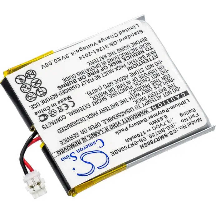 Cameron sino 170 мА/ч, батарея для SAMSUNG Galaxy Шестерни S R750 Шестерни S SM-R750A SM-R750B SM-R750D SM-R750P SM-R750R4 SM-R750V