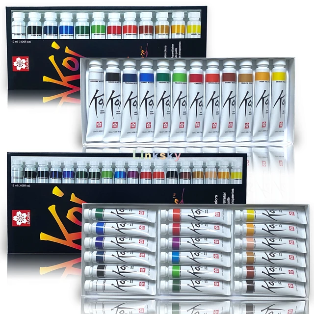 Sakura Koi Watercolor Set Transparent Watercolor Paint 12 /18 Colors  12ml,for Professionals, Fine Artists And Students - Water Color - AliExpress