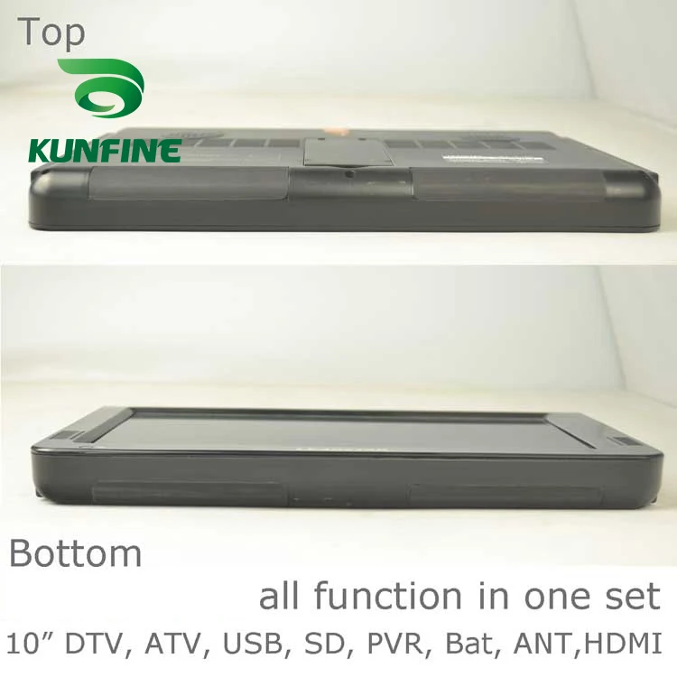 KUNFINE 10INCH DVB-T2 H265 HEVC AC3 decoder portable TV PVR multimedia player simulation kitchen be - 4000272761028