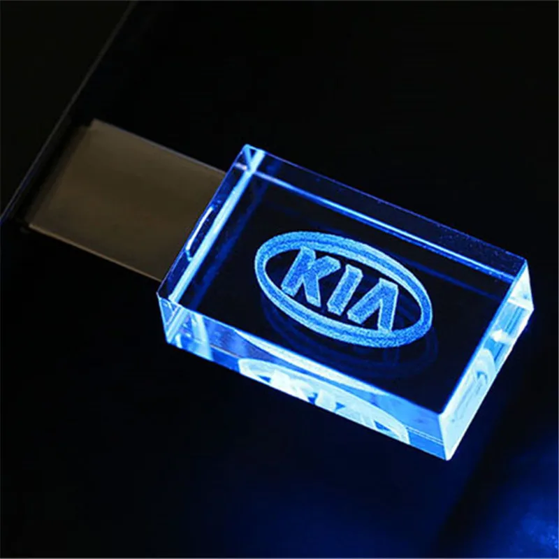 JASTER HOT KIA crystal+ металлический USB флеш-накопитель 4 ГБ 8 ГБ 16 ГБ 32 ГБ 64 ГБ 128 Гб Внешняя карта памяти u диск - Цвет: blue